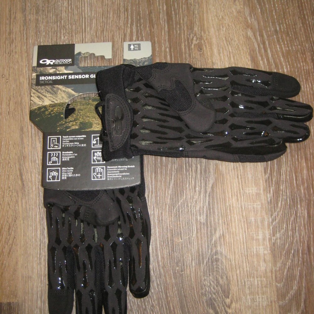 Outdoor Research Ironsight  Sensor Combat Gloves Black Size XL